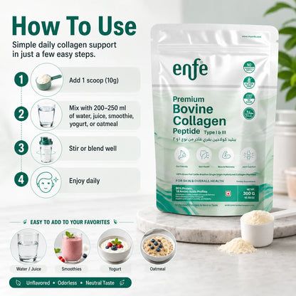 Bovine collagen Peptide Unflavored 300g