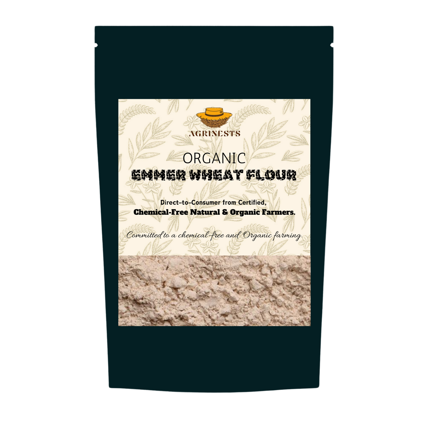 Organic Emmer Wheat Flour (Khapli Atta) 500kg.