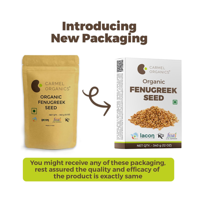 Carmel Organic Fenugreek seed 340g