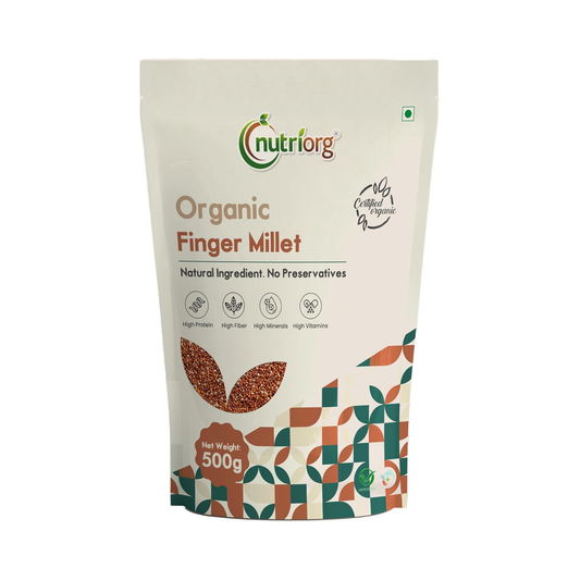 Nutriorg Organic Finger Millet (Ragi) 500g