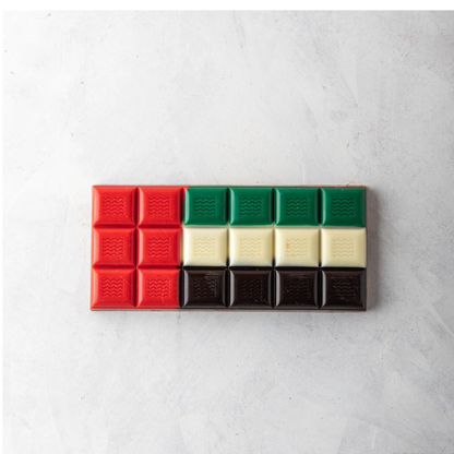 UAE Flag chocolate Bar 124g