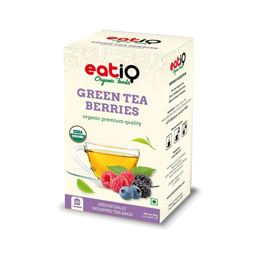 Organic Green Tea Berries 50gm  (25 x 2gm)