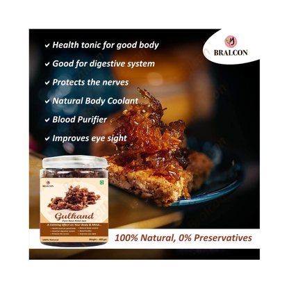 Bralcon Natural Gulkand (Rose Petal Jam)-400g