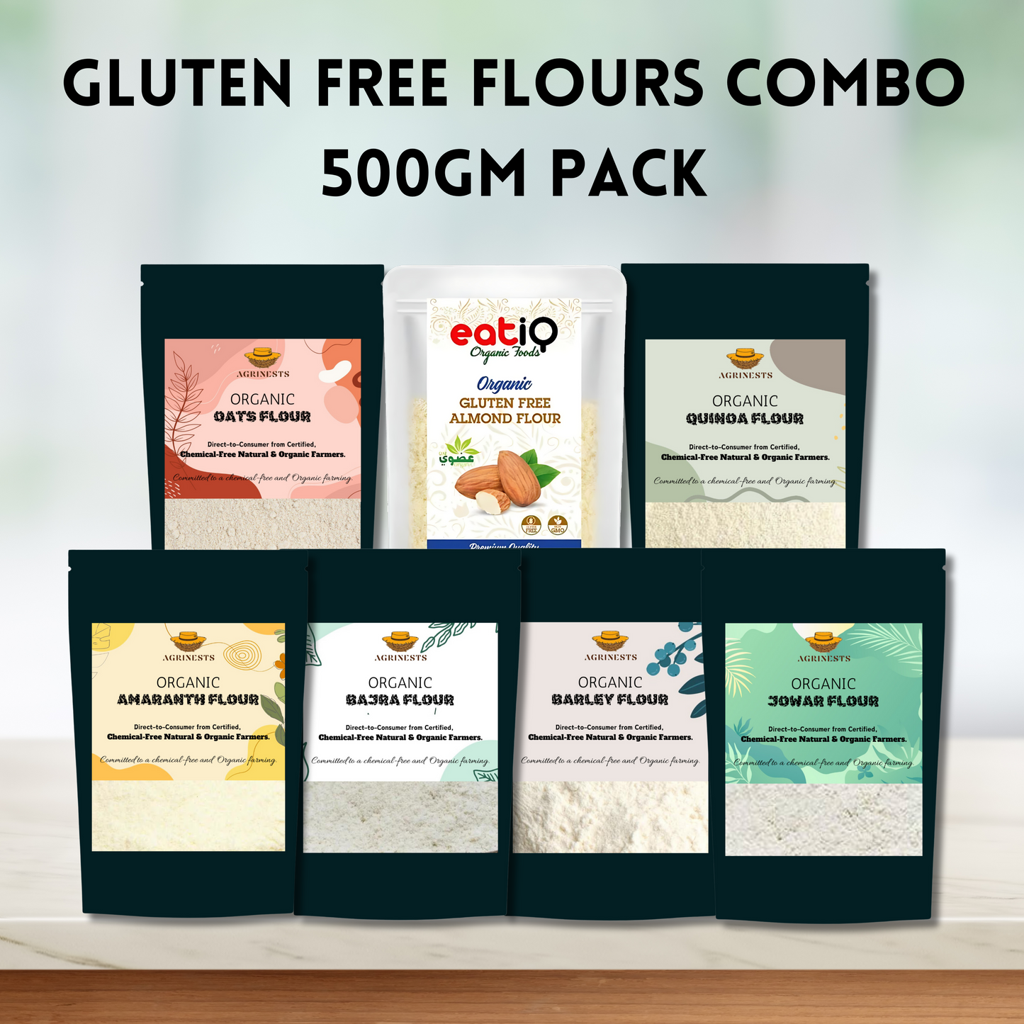 Gluten-Free Flours Combo Pack (500gm)