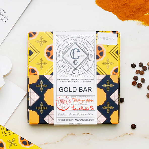 Chocolate Bar 65g - GOLD BAR