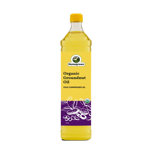 Homegrown Organic Groundnut Oil 1ltr