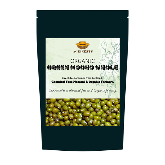 Organic Green Moong Whole 500gm