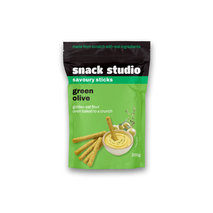 Snack Studio Green Olive Savoury Sticks 200g