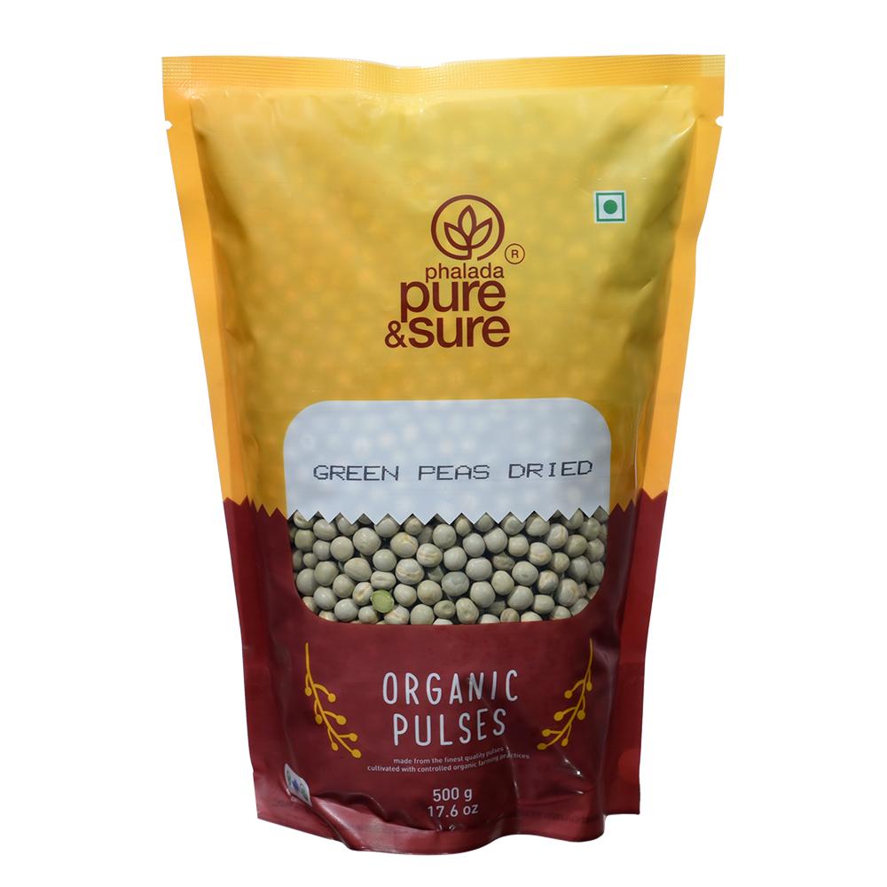 Organic Green Peas Dried-500gm