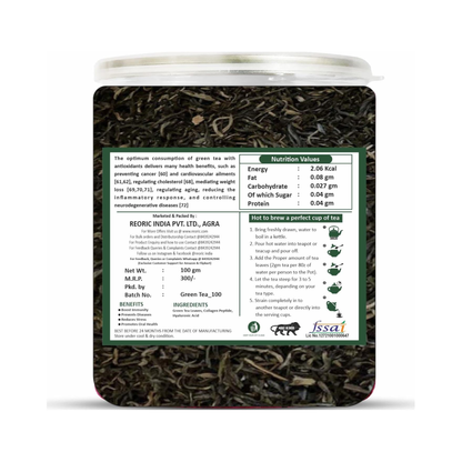 Bralcon Organic Green Tea - 100g