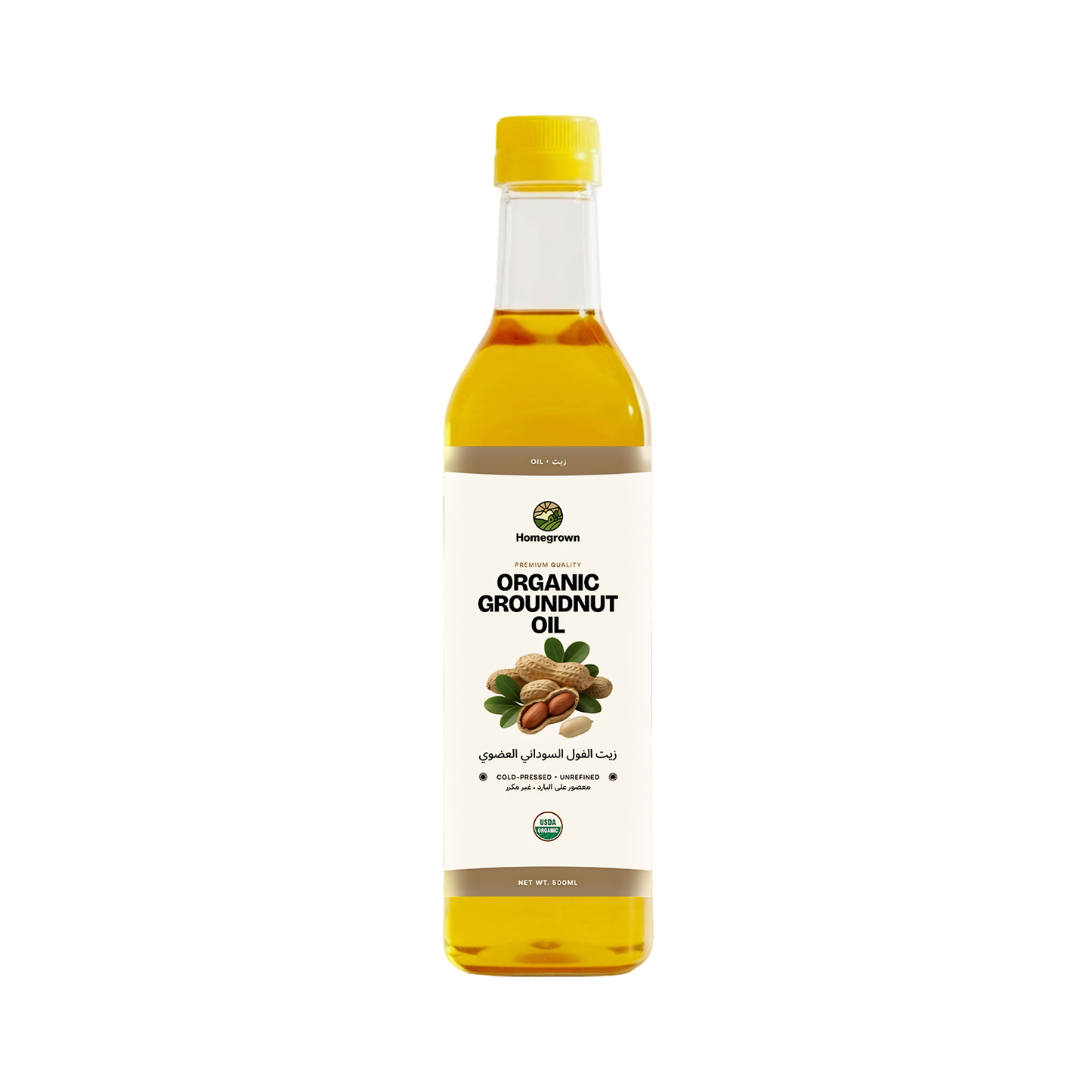 Homegrown Organic Groundnut Oil 500ml