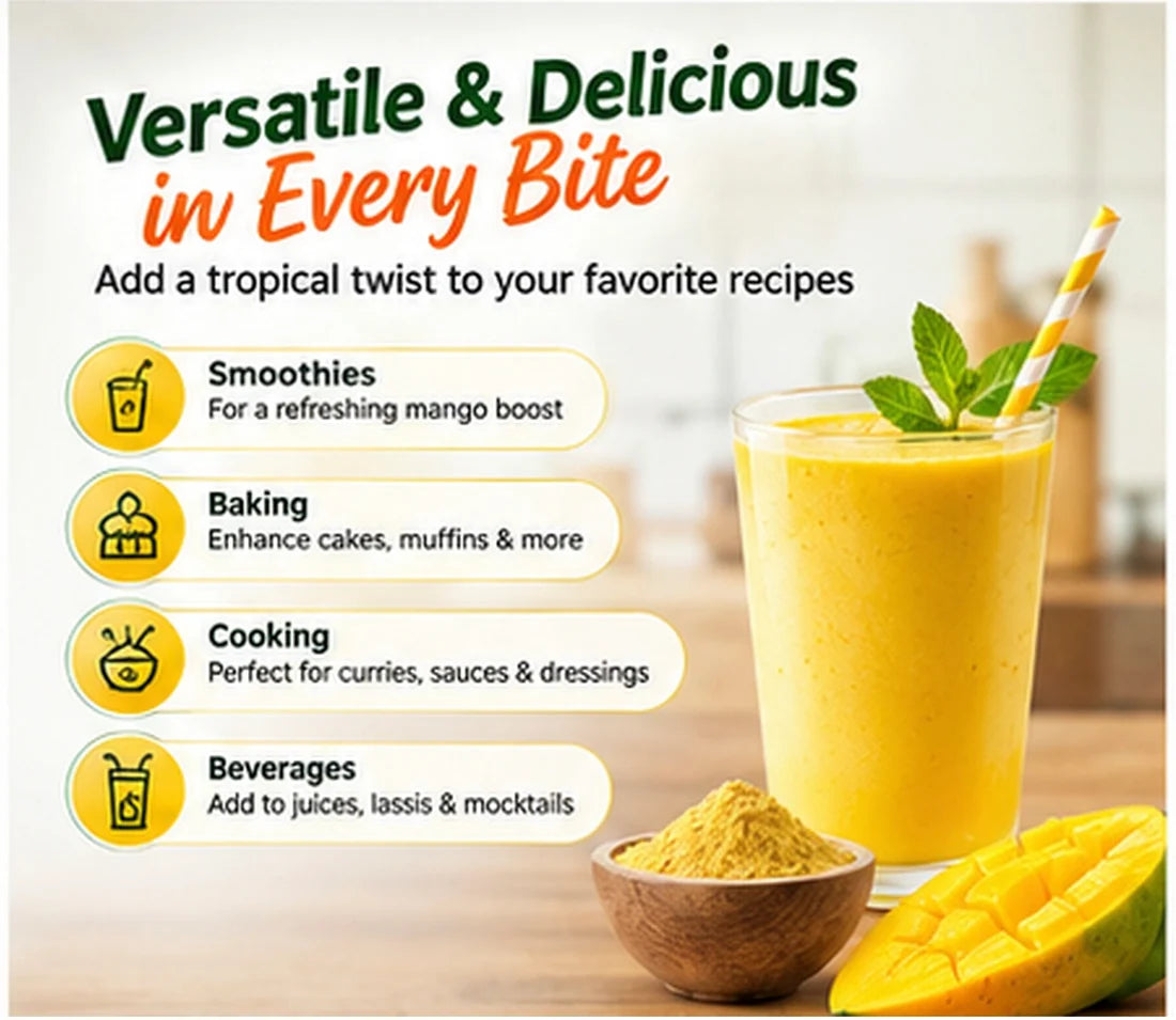 Freeze Dried Raw Mango Powder 200gm