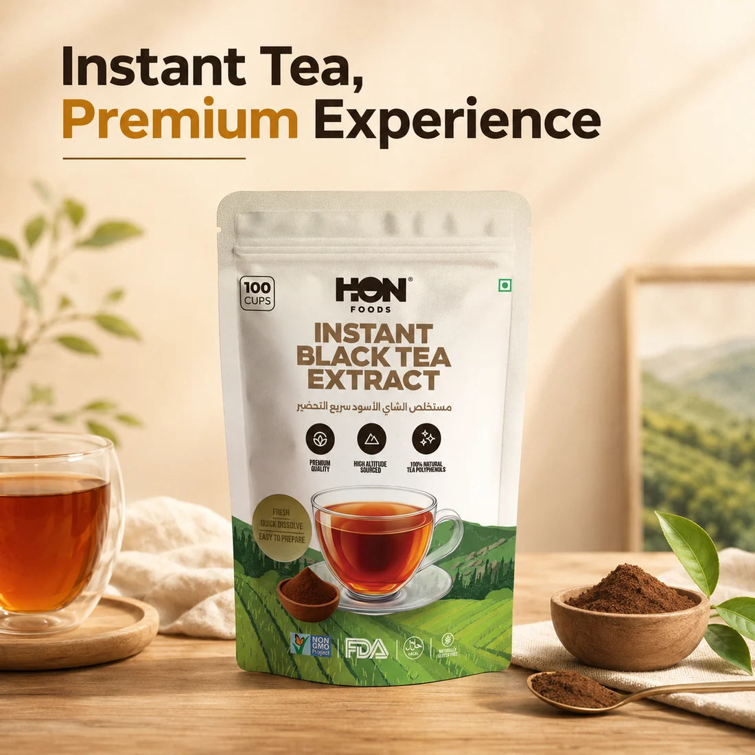 Instant Black tea Extract powder 100g