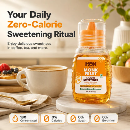 Monk Fruit Liquid Sweetener 18X Concentrate 60ml