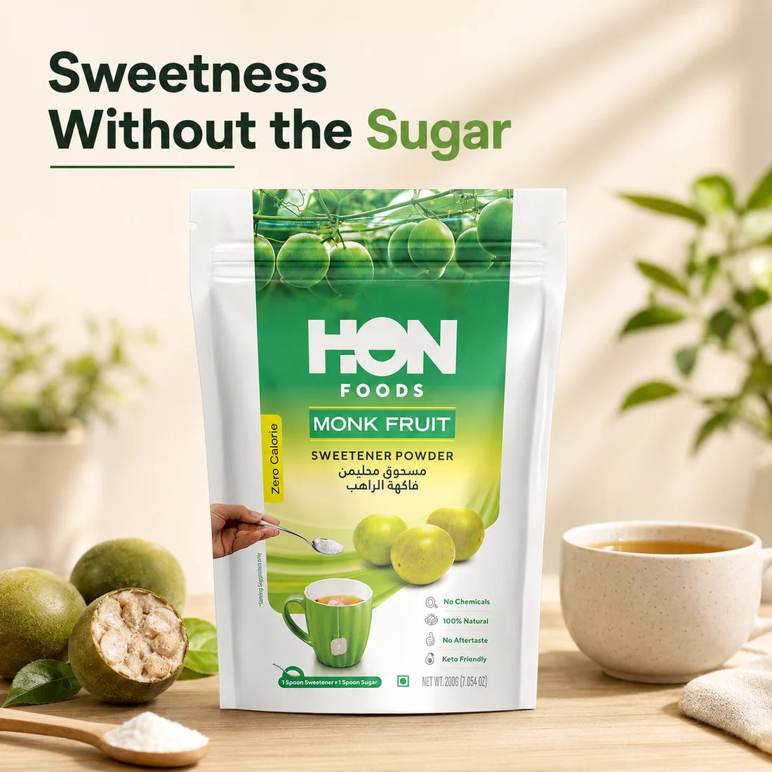 Monk Fruit Sweetener Powder 200g
