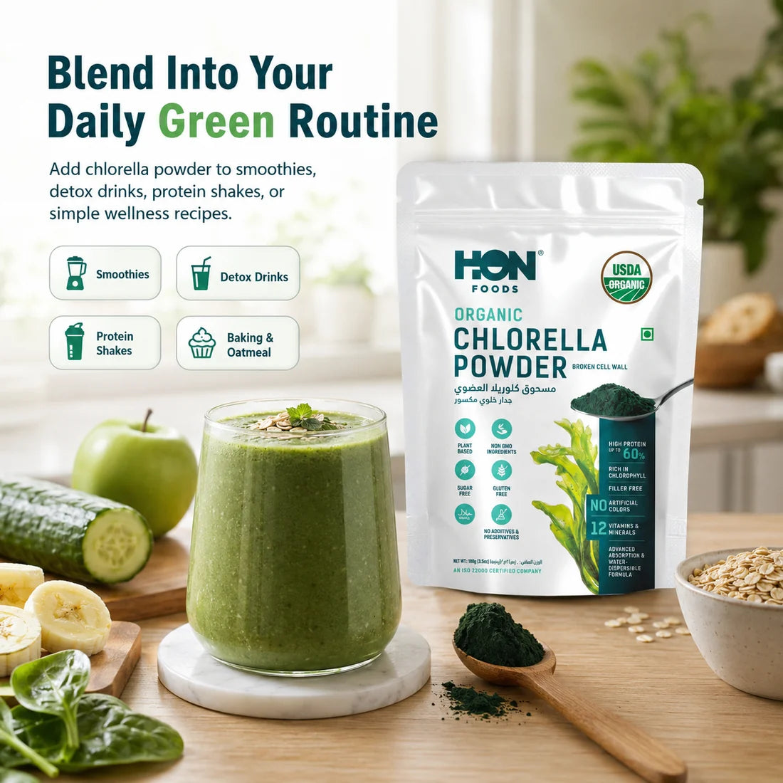 Organic Chlorella Powder 100g(Broken Cell Wall) 100g