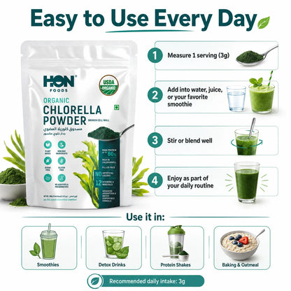 Organic Chlorella Powder 100g(Broken Cell Wall) 100g