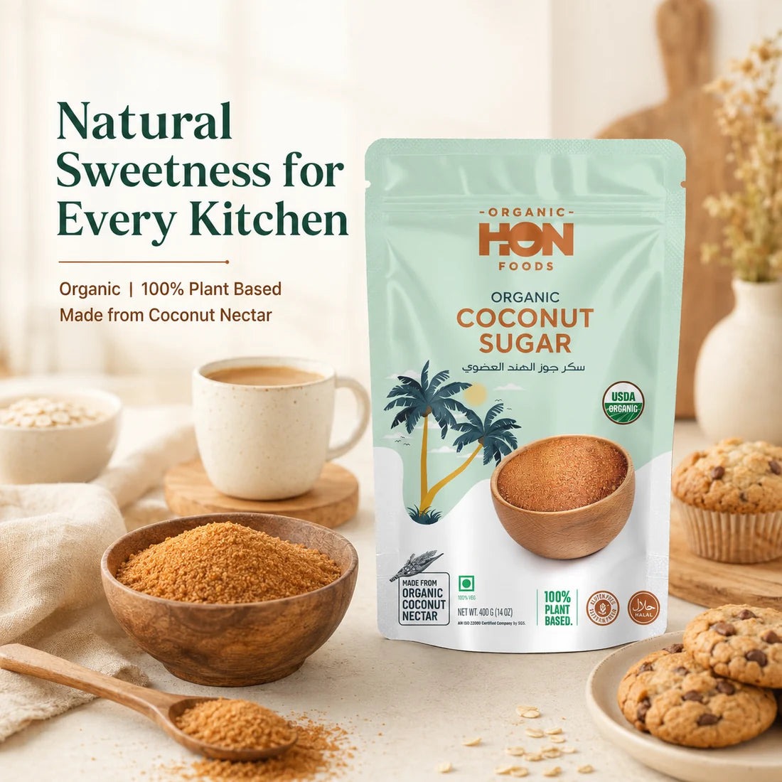 Organic Coconut sugar powder 400g