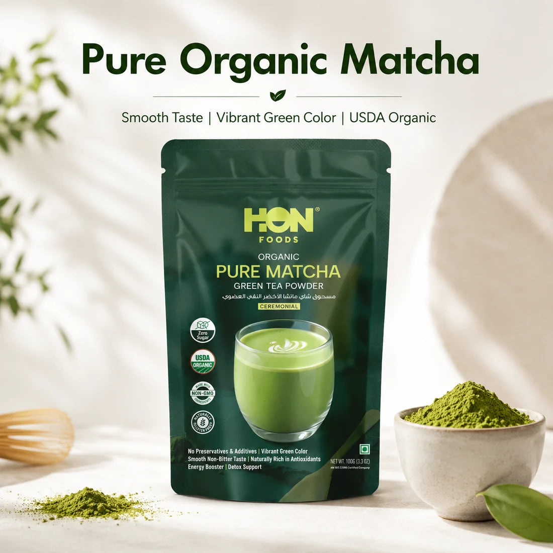 Organic Matcha Green Tea Powder 100g