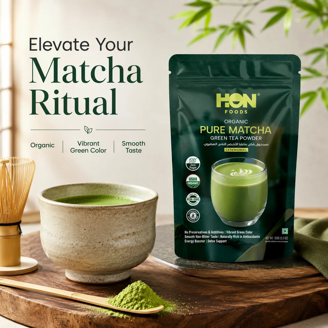 Organic Matcha Green Tea Powder 100g