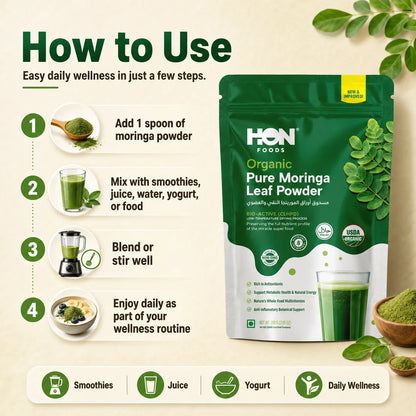 Organic Moringa Leaf Powder (CLHPD)200g