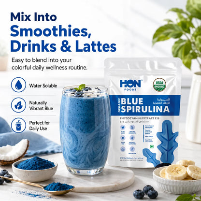 Organic Phycocyanin (Blue Spirulina) E18- 30g