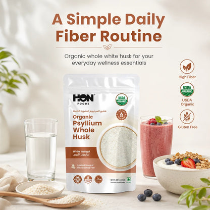 Organic Psyllium whole Husk 200g