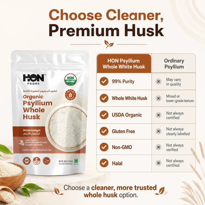 Organic Psyllium whole Husk 200g