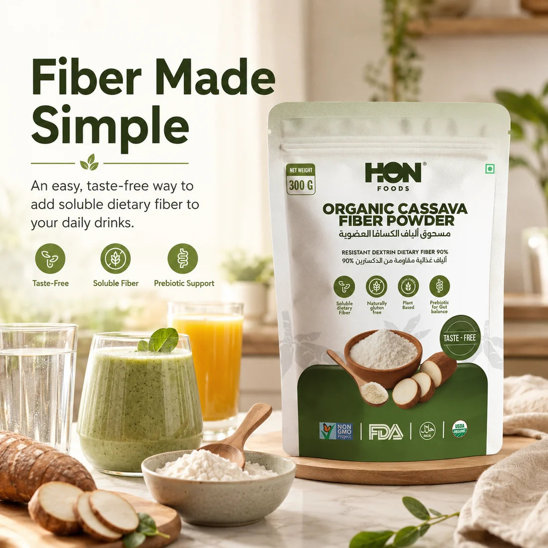 Organic Resistant Dextrin Cassava 300g