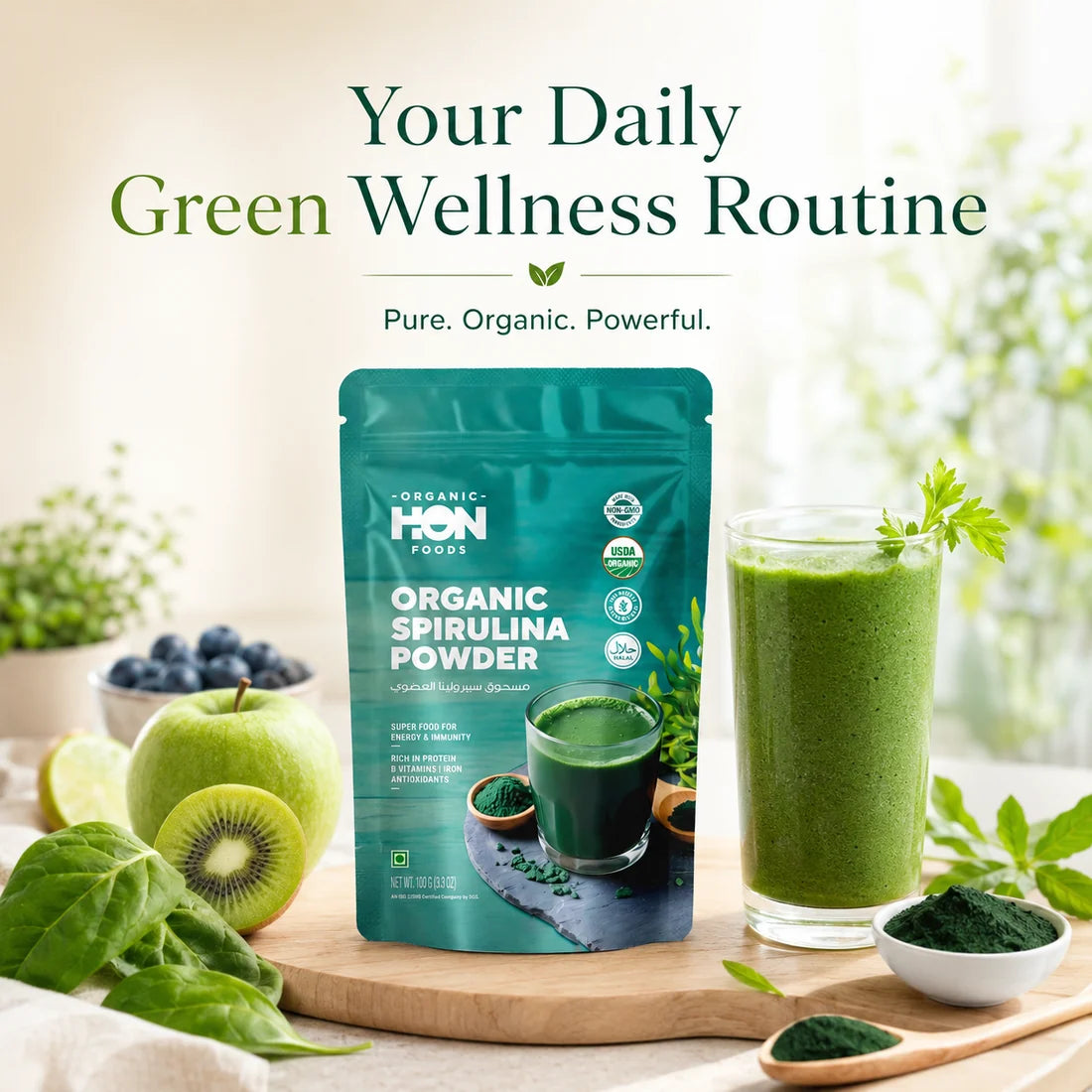 Organic Spirulina Powder 100g