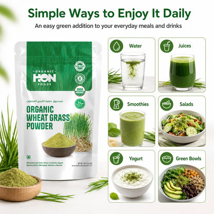 Organic Wheatgrass Powder 100g