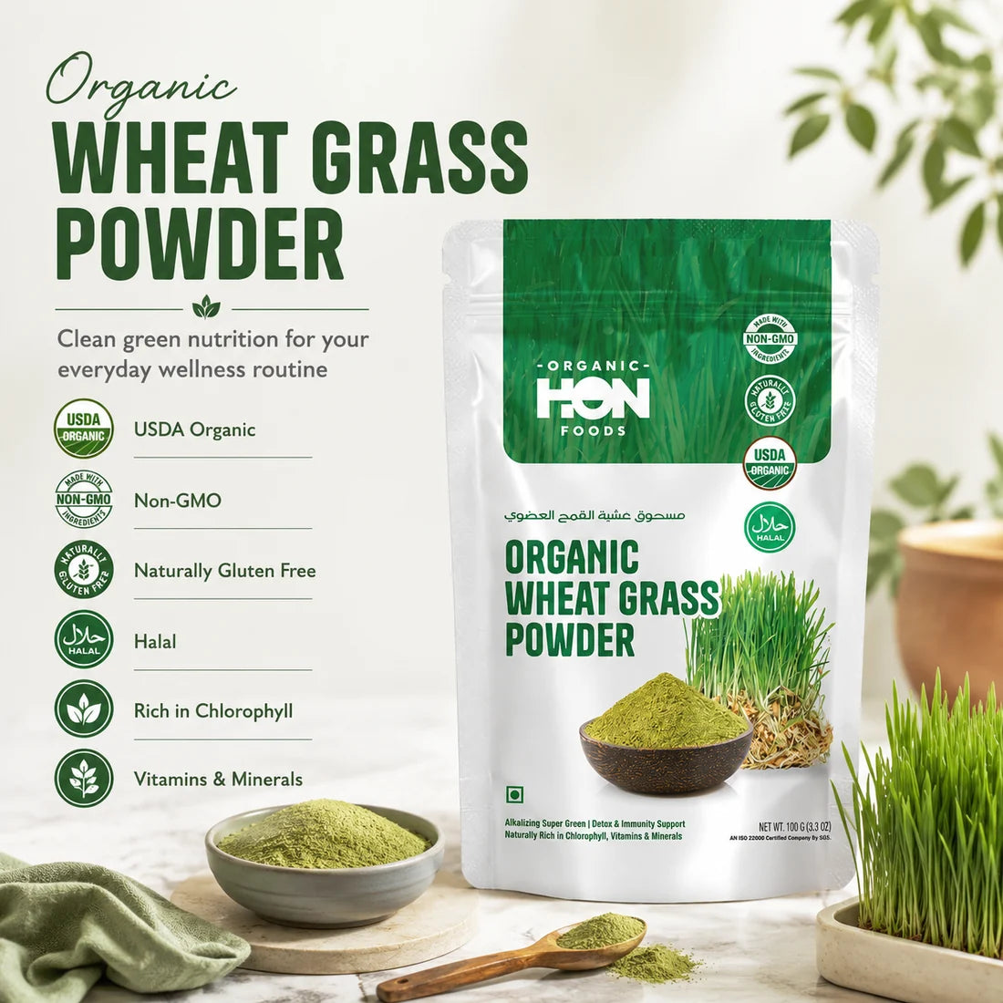 Organic Wheatgrass Powder 100g