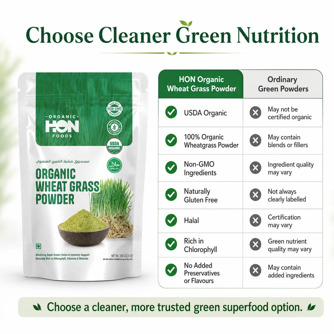 Organic Wheatgrass Powder 100g