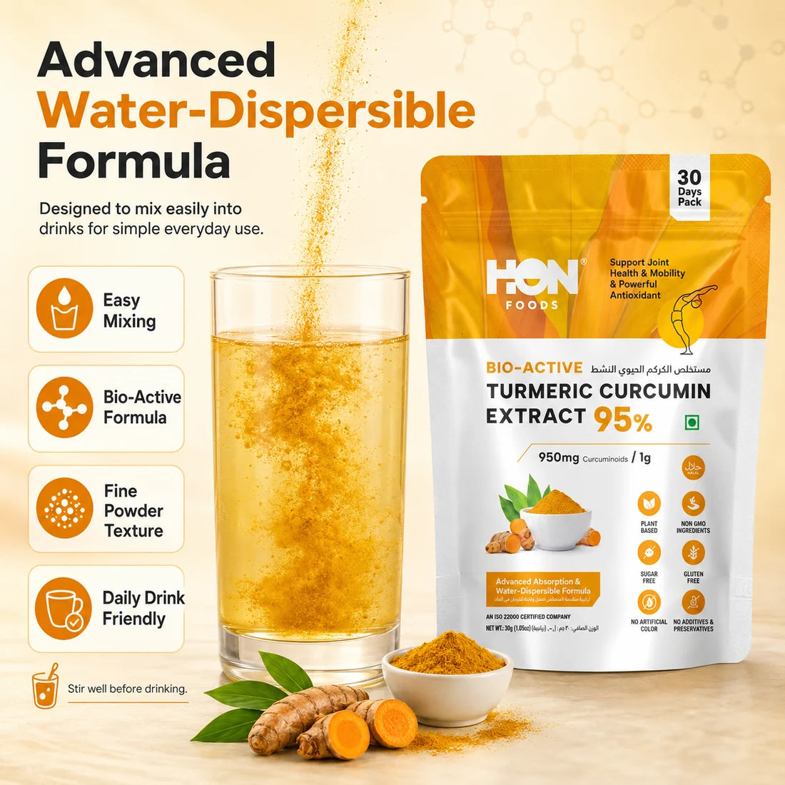 Turmeric Curcumin Extract 95% Powder 30g