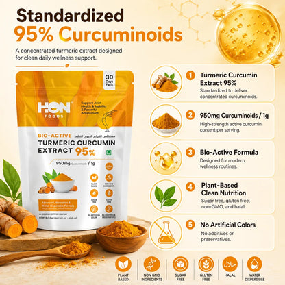 Turmeric Curcumin Extract 95% Powder 30g