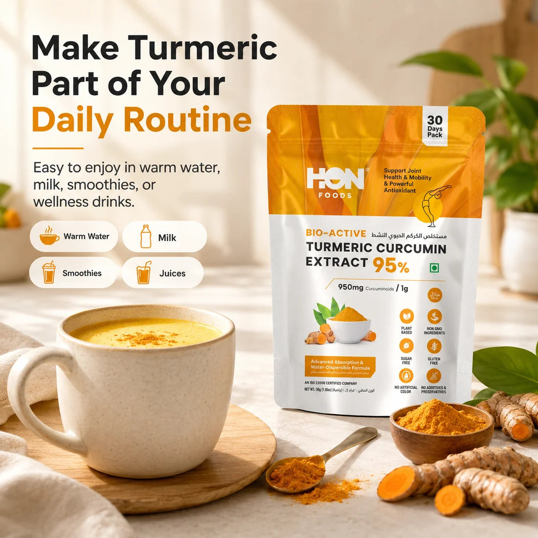 Turmeric Curcumin Extract 95% Powder 30g