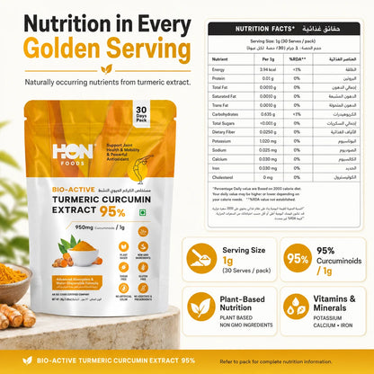 Turmeric Curcumin Extract 95% Powder 30g