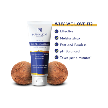 Mannlich Intimate Hair Removal Cream 100 ml