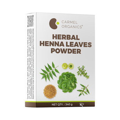 Carmel Organics Henna Leaves Powder 340g