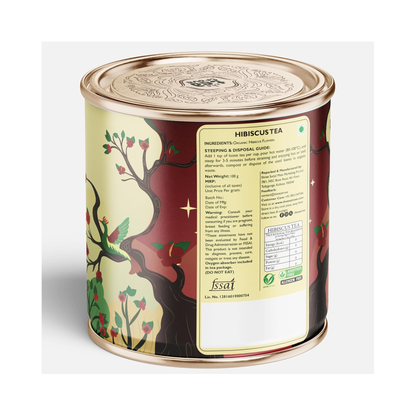 Hibiscus 100g in reusable Tin box