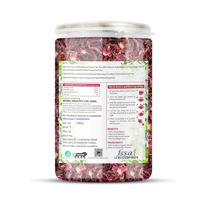 Bralcon Organic Hibiscus Flower Tea-100g