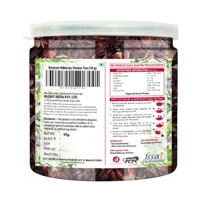 Bralcon Organic Hibiscus Flower Tea-50g