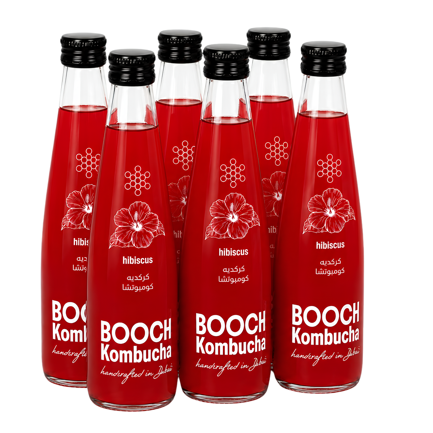 Kombucha (Hibiscus)-300ml Pack Of 6