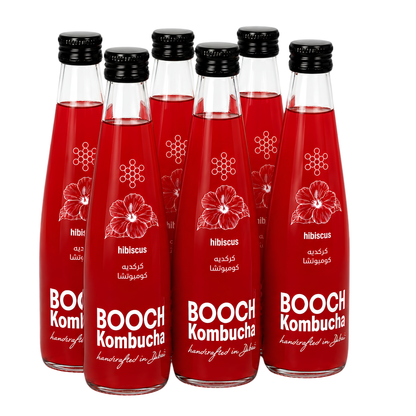 Kombucha (Hibiscus)-300ml Pack Of 6