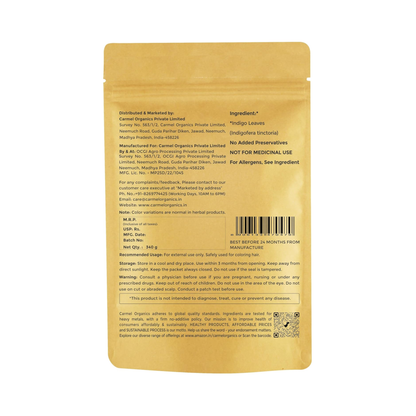 Carmel Organics Indigo Leaves Powder 340g