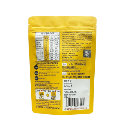 Naturally Yours Moringa Millet Noodles 175g