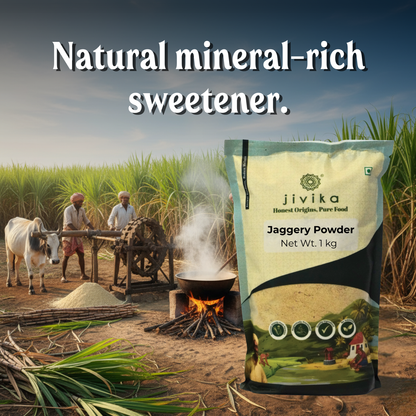 Jivika Natural Jaggery Powder 1kg