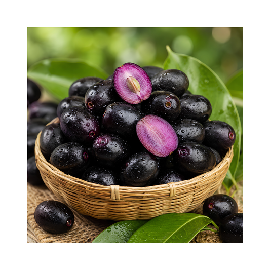 Fresh Organic Jamun (Indian Blackberry)-1kg(Approx)