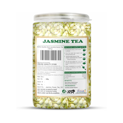 Online Quality Store Jasmine Flower Green Tea-100g