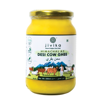 Jivika Himachal A2 Desi Cow Ghee 500ml